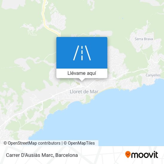 Mapa Carrer D'Ausiàs Marc