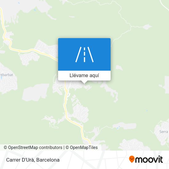 Mapa Carrer D'Urà