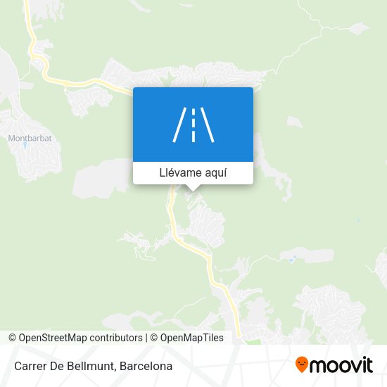 Mapa Carrer De Bellmunt
