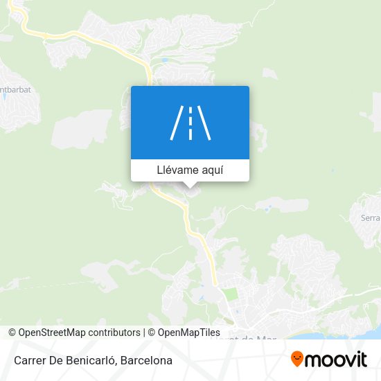 Mapa Carrer De Benicarló