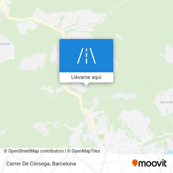 Mapa Carrer De Còrsega