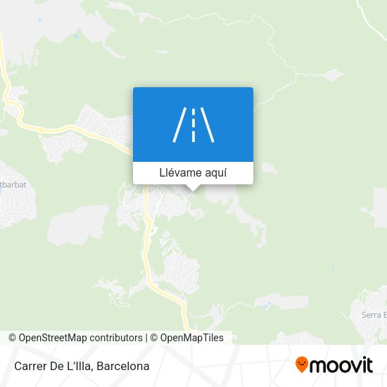 Mapa Carrer De L'Illa