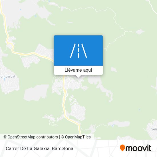 Mapa Carrer De La Galàxia