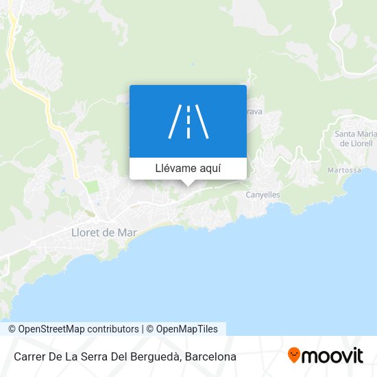 Mapa Carrer De La Serra Del Berguedà