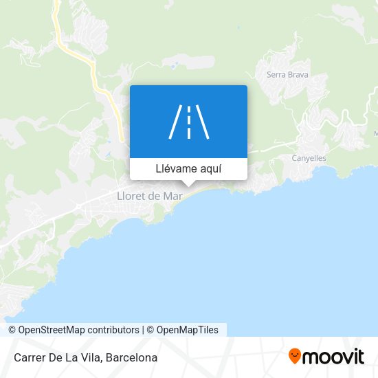 Mapa Carrer De La Vila