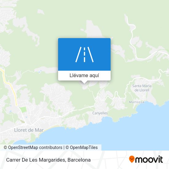 Mapa Carrer De Les Margarides