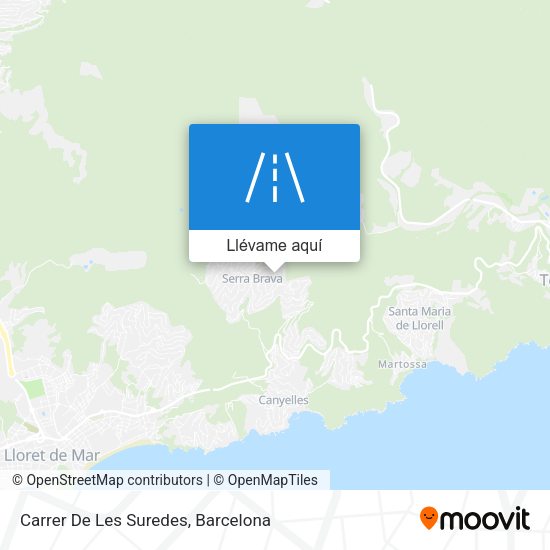 Mapa Carrer De Les Suredes