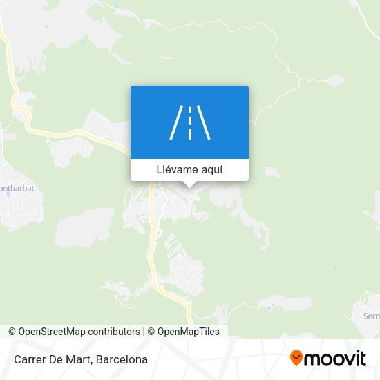 Mapa Carrer De Mart