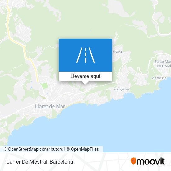 Mapa Carrer De Mestral