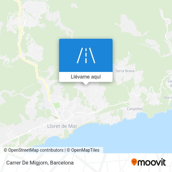 Mapa Carrer De Migjorn