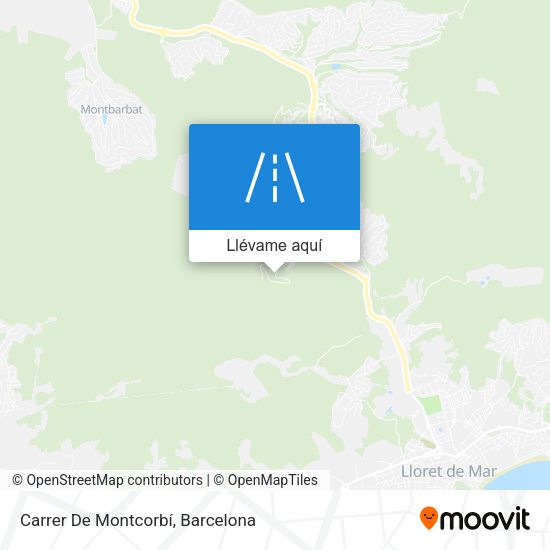 Mapa Carrer De Montcorbí