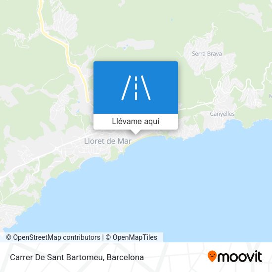 Mapa Carrer De Sant Bartomeu