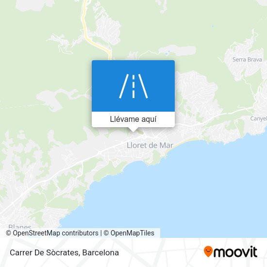 Mapa Carrer De Sòcrates