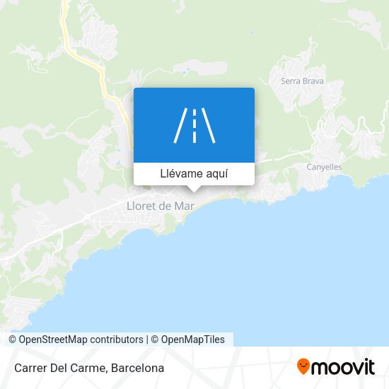 Mapa Carrer Del Carme
