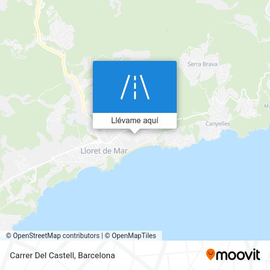Mapa Carrer Del Castell