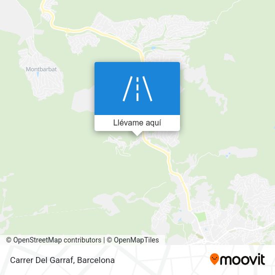 Mapa Carrer Del Garraf