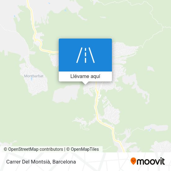 Mapa Carrer Del Montsià