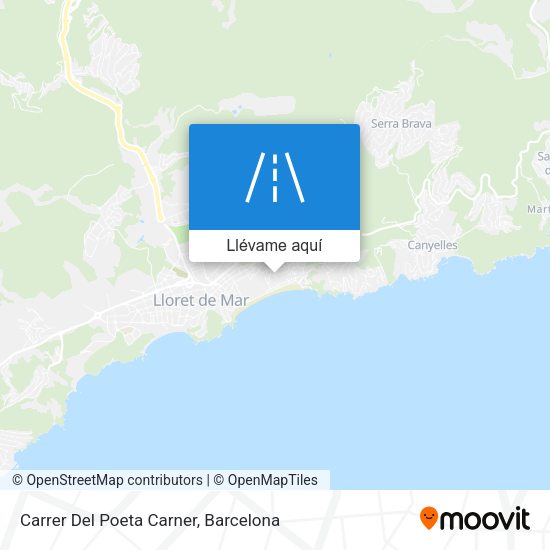 Mapa Carrer Del Poeta Carner