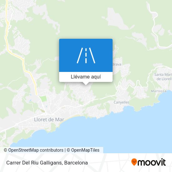 Mapa Carrer Del Riu Galligans