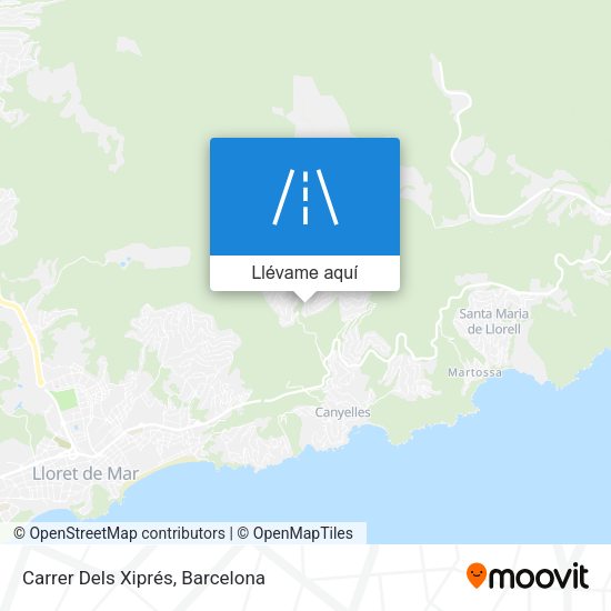 Mapa Carrer Dels Xiprés