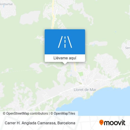 Mapa Carrer H. Anglada Camarasa