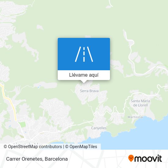 Mapa Carrer Orenetes