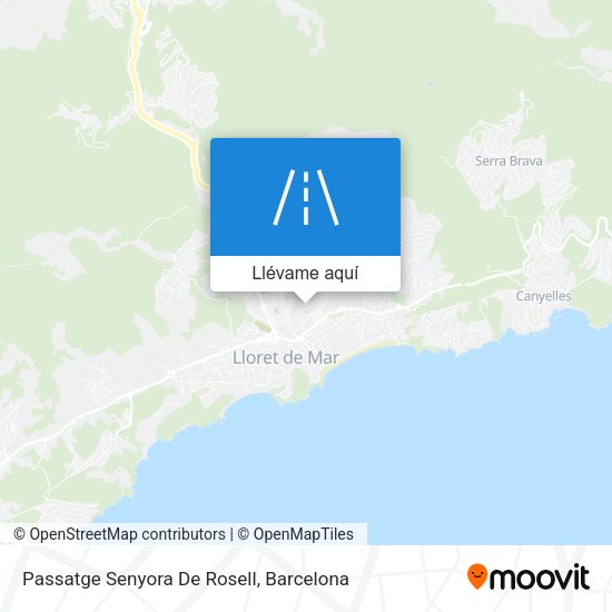 Mapa Passatge Senyora De Rosell