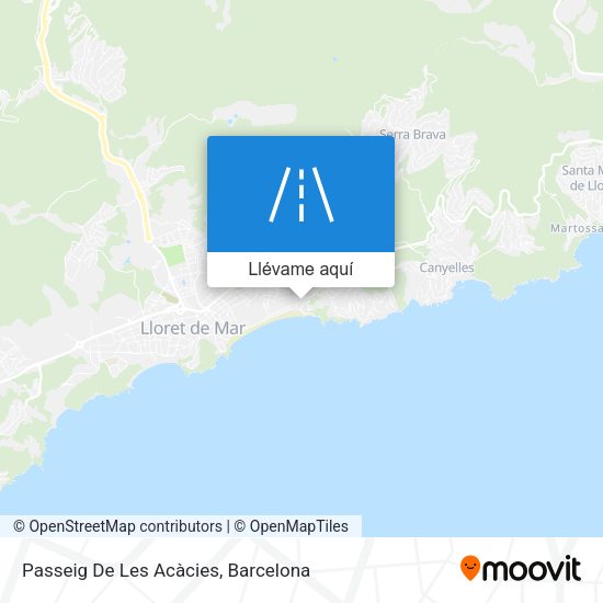 Mapa Passeig De Les Acàcies