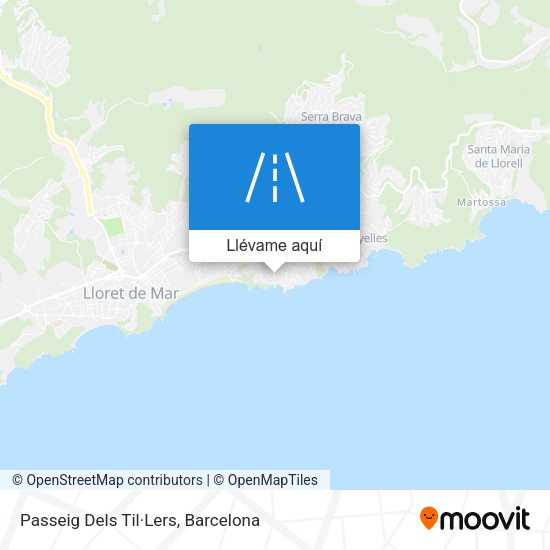 Mapa Passeig Dels Til·Lers