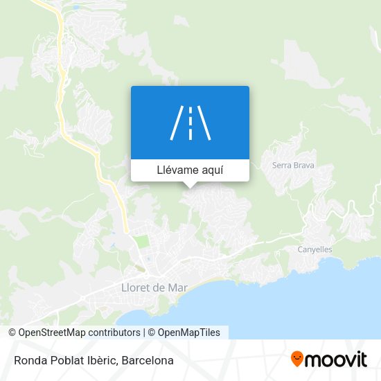 Mapa Ronda Poblat Ibèric