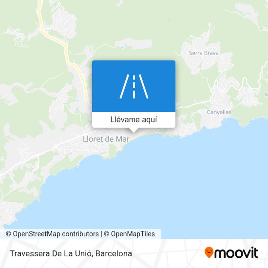 Mapa Travessera De La Unió