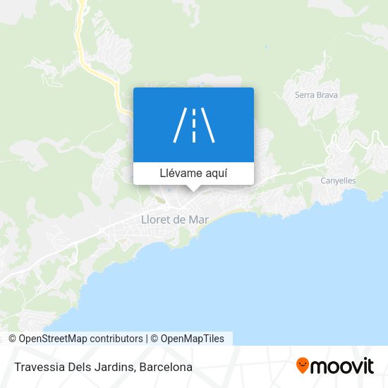 Mapa Travessia Dels Jardins