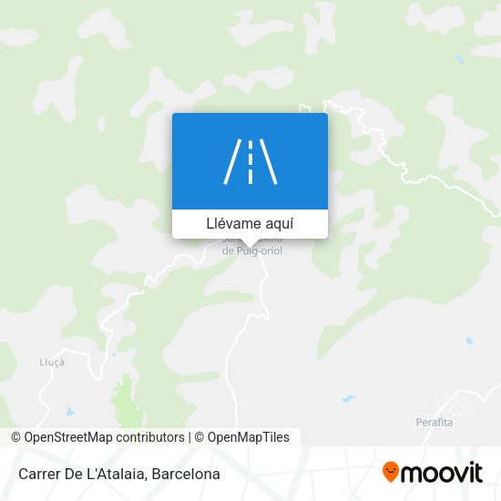 Mapa Carrer De L'Atalaia