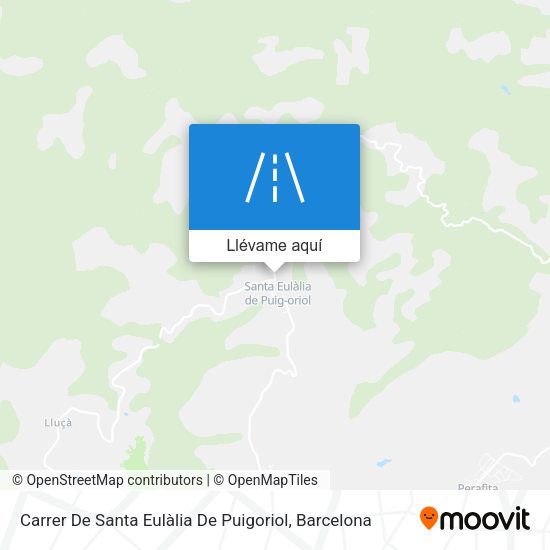 Mapa Carrer De Santa Eulàlia De Puigoriol
