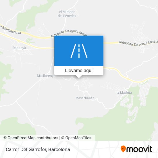 Mapa Carrer Del Garrofer