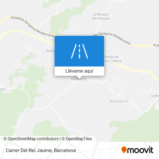 Mapa Carrer Del Rei Jaume
