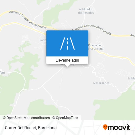 Mapa Carrer Del Rosari