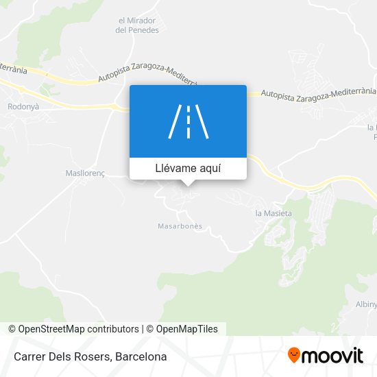 Mapa Carrer Dels Rosers
