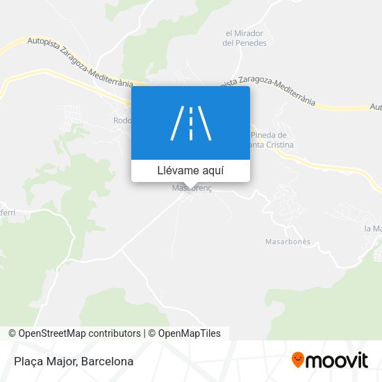Mapa Plaça Major