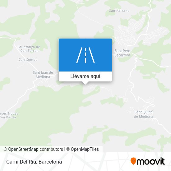 Mapa Camí Del Riu
