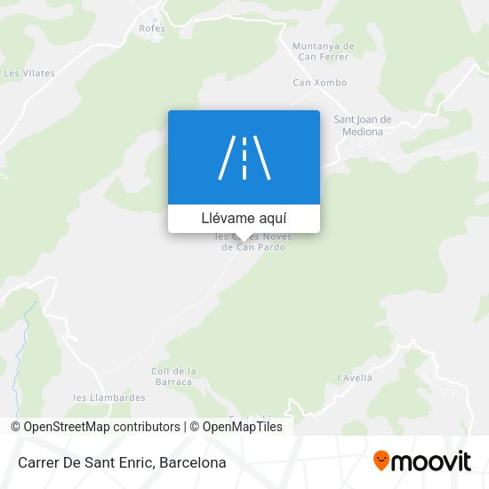 Mapa Carrer De Sant Enric