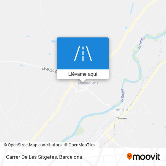 Mapa Carrer De Les Sitgetes