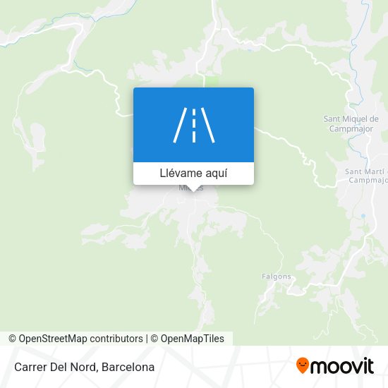 Mapa Carrer Del Nord