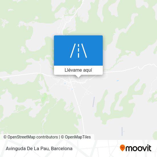 Mapa Avinguda De La Pau