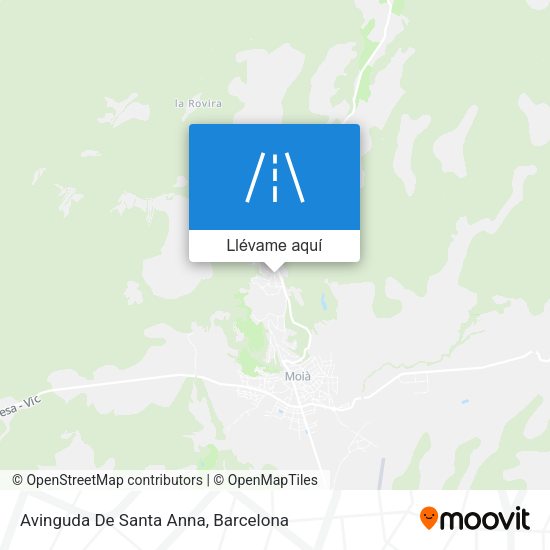 Mapa Avinguda De Santa Anna