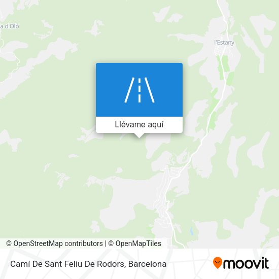 Mapa Camí De Sant Feliu De Rodors