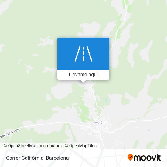 Mapa Carrer Califòrnia