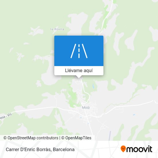 Mapa Carrer D'Enric Borràs
