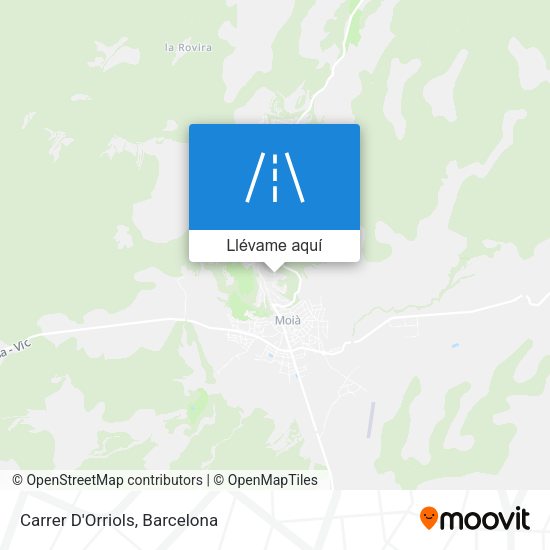 Mapa Carrer D'Orriols