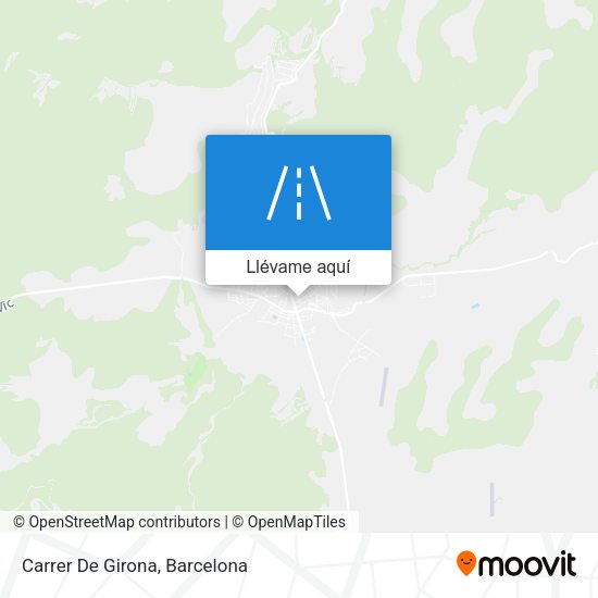 Mapa Carrer De Girona